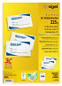 Visitekaart Sigel 85x55mm blanco 225gr ronde hoeken wit 100 stuks