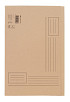 Vouwmap Quantore Folio ongelijke zijde 250gr beige