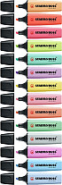 Markeerstift STABILO BOSS Original 70/15 pastel assorti deskset à 15st