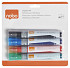 Whiteboardmarker Nobo Liquid ink schuin assorti 4mm 4st