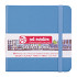 Schetsboek Talens Art Creation 80 witte vellen 140gr 120x120mm blauw