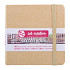 Schetsboek Talens Art Creation 80 witte vellen 140gr 120x120mm kraft