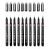 Fineliner Sakura Pigma Micron Black Edition set à 10 breedtes + gratis etui