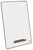 Whiteboard Nobo A4 mini 4 stuks