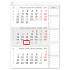 3-Maandkalender 2027 INNI Manager compact-formaat notes