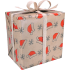 Cadeaupapier 50cm 200m 70gr bruin kraft Kerst muts 