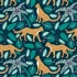 Cadeaupapier 50cm 200m 80gr Luipaard groen