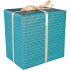 Cadeaupapier 50cm 100m 80gr/m  Waaier petrol goud