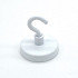 Plafond-magneet met haak wit 16mm 1,5kg