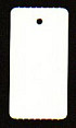 Hangetiket op rol 58x30mm wit 1000 stuks