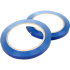 Tape 9mmx66mtr PVC 16 rollen licht blauw
