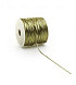 Rond elastiek goud 2mm x 100 meter op rol