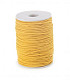 Rond elastiek mosterd geel 2mm x 100 meter op rol