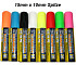 Krijtstift Illumigraph SMA-720 brede punt 7-15mm fluor geel