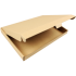 Brievenbusdoos A4 met klep 310x220x28mm BRUIN 50 stuks