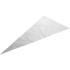 Puntzakken 25x46cm snoep 250 stuks transparant