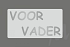 Etiket / Sticker Zilver 'Voor Vader' 500 stuks