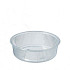 Bakje pp rond glashelder 125cc 100 stuks