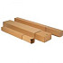 Kartonnen verzendkoker vierkant 150x150x1000mm bruin per stuk