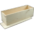 Wijnkist Champagne voor 1 fles 336x95x95mm met schuifdeksel