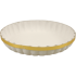Fruitschaal 26cm rond met gouden rand per 25 stuks