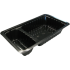 Bakje PS A9+1 145x95x30mm LAAG met sausvak 1000 stuks zwart