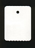 Hangetiket op rol 30x40mm wit 1000 stuks