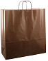 Papieren koordtas 45x17x47cm 50st choco bruin