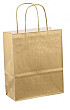 Papieren koordtas 18x08x22cm 50st goud