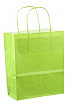 Papieren koordtas 18x08x22cm 50st licht groen