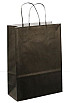 Papieren koordtas 22x10x31cm 50st zwart