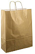 Papieren koordtas 32x12x41cm 50st goud