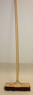 Gemeentebezem + steel + klem 45cm