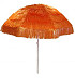 Oranje raffia parasol diameter 190cm