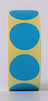 Sluitzegel / sticker / etiket rond 30mm 1000 stuks BLAUW