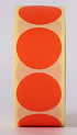 Sluitzegel / sticker / etiket rond 30mm 1000 stuks ORANJE