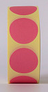 Sluitzegel / sticker / etiket rond 30mm 1000 stuks ROZE
