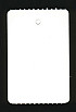 Hangetiket op rol 40x60mm wit onbedrukt 1000 stuks