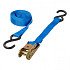 Spanband ProPlus blauw met ratel en 2 haken 5m