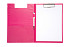 Klembordmap MAUL A4 staand met penlus PVC neon roze
