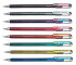 Gelschrijver Pentel K110 Dual medium metallic assorti 8 kleuren