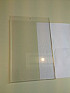 Acryl u-houder A4 met 1 boorgaatje en cliphaak
