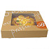 Gebaksdoos met venster dessin Heerlijk 230x230x100mm 25 stuks