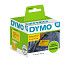 Etiket Dymo labelwriter 2133400 54mmx101mm badge zwart/geel rol à 220stuks