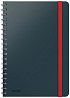 Notitieboek Leitz Cosy B5 160 blz spiraal lijn grijs