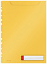 Insteekmap U-model Leitz Cosy harmonica A4 met perforatiestrip PP geel