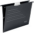 Hangmap Leitz Alpha Recycle A4 verticaal V-bodem zwart