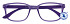 Leesbril I Need You +2.50 dpt Regenboog lila
