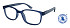 Leesbril I Need You +1.00 dpt Regenboog blauw