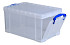 Opbergbox Really Useful 14 liter 395x255x210mm transparant wit